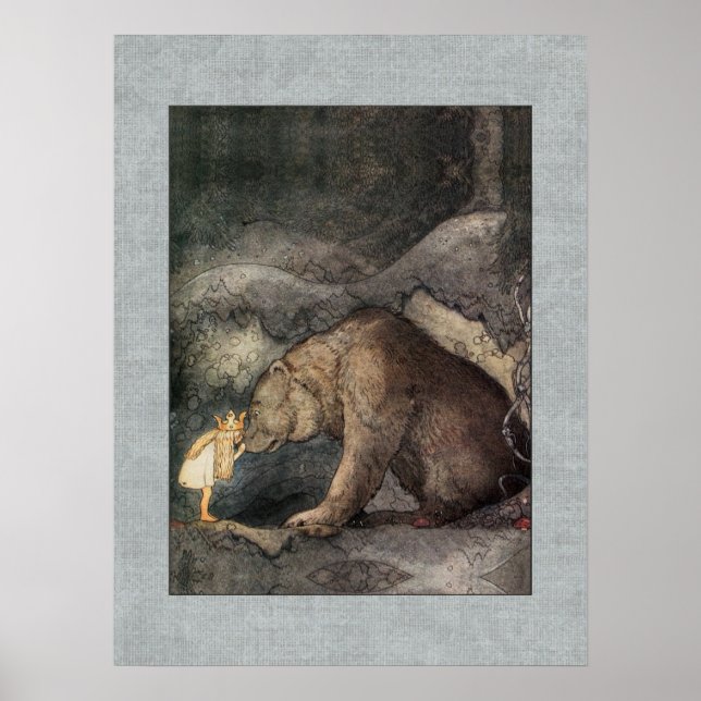 John Bauer Princess Bellas Golden Äventyr Poster (Framsidan)