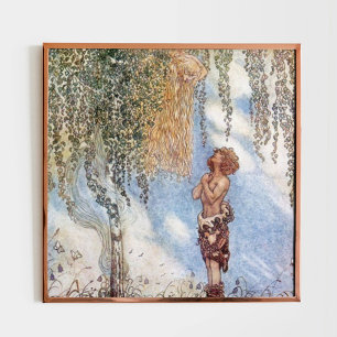 John Bauer Princess In a Träd Poster