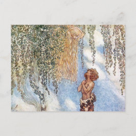 John Bauer Princess In a Träd vycard Vykort