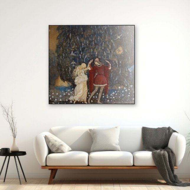 John Bauer Princess och Prince Vintage Art Poster (Skapare uppladdad)