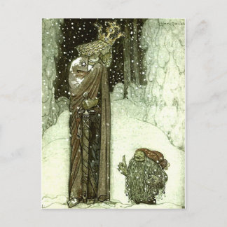 John Bauer Princess och Troll Vykort