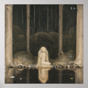 John Bauer - princess Tavstarr Poster