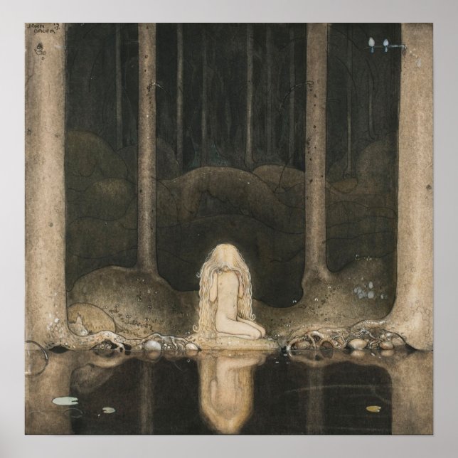 John Bauer - princess Tavstarr Poster (Framsidan)