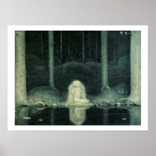 John Bauer Princess Tuvstarr letar efter sitt hjär Poster