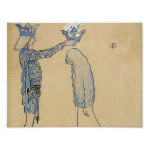 John Bauer - Sätt prinsen Krona i Guld Fototryck