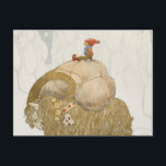 John Bauer - The Christmas Goat Helg Vykort<br><div class="desc">The Christmas Goat by John Bauer,  1912. Watercolor and pencil.</div>