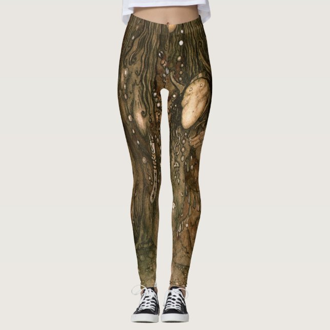John Bauer - titta på Them Troll Mor Said look Leggings (Framsida)