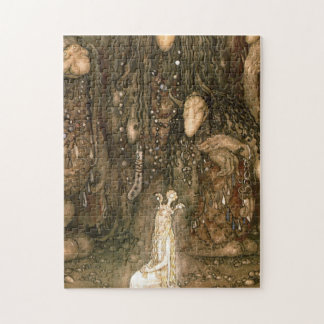 John Bauer - titta på Them Troll Mor Said look Pussel