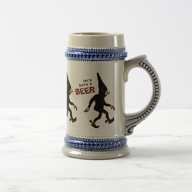 John Bauer Tomtenisse CC0577 Stoneware Beer Mugg (Höger)