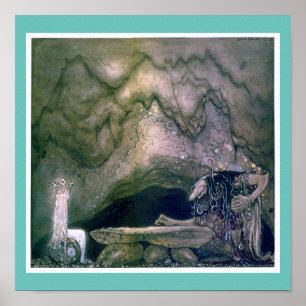 John Bauer Troll Mor Poster
