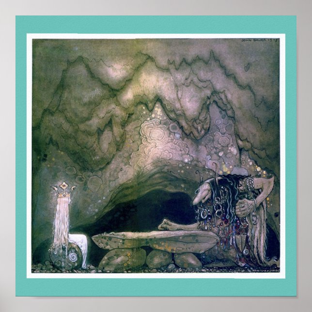 John Bauer Troll Mor Poster (Framsidan)
