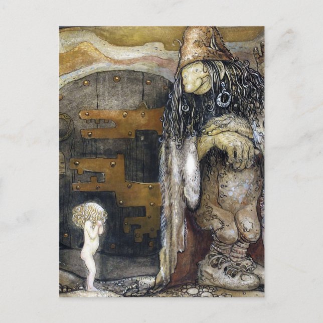 John Bauer Troll Vykort (Framsida)