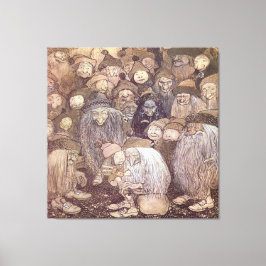 John Bauer Trollkonst Canvastryck