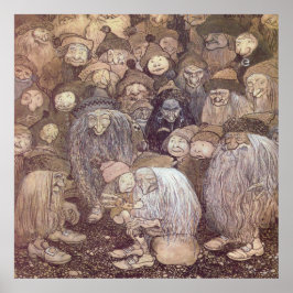 John Bauer Trollkonst Poster