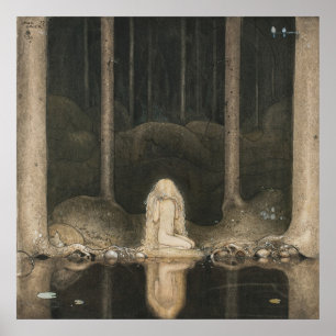 John Bauer Tuvstarr CC0789 medel Poster