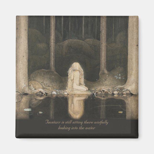 John Bauer Tuvstarr från skogstrålen CC1038 Magnet (Framsidan)