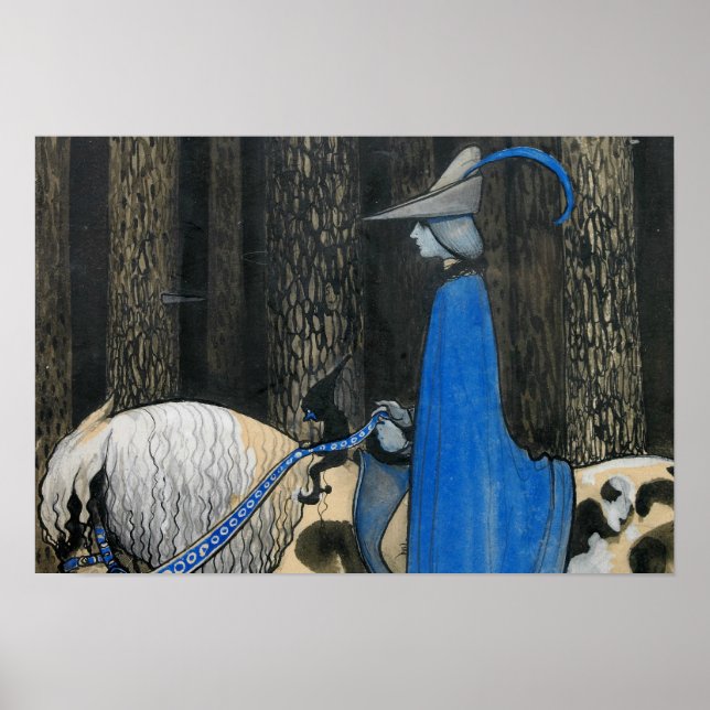 John Bauer - Varje nu och sen Poster (Framsidan)