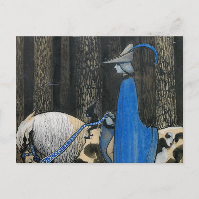 John Bauer - Varje nu och sen Vykort (Framsida)