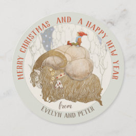 John Bauer Yule-getjulbockkort Julkort