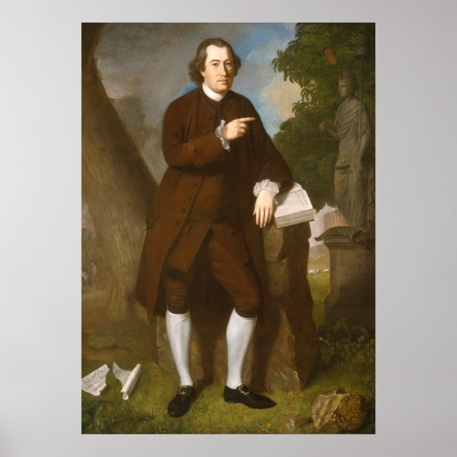 John Beale Bordley - Charles Peale Fine Art Poster (Framsidan)