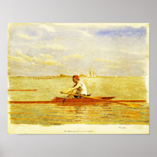 John Biglin i en enda säng av Thomas Eakins Poster