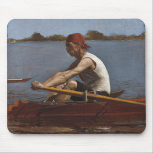 John Biglin i en singelScull Musmatta