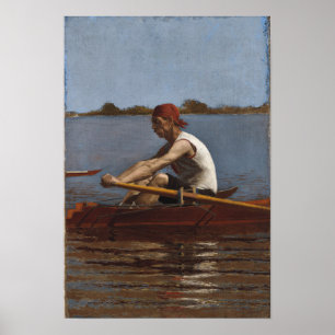 John Biglin i en singelScull Poster