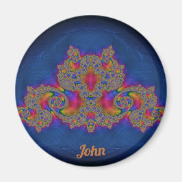 JOHN ~ Blue, Rosa och Gult~ Stunning Design Magnet