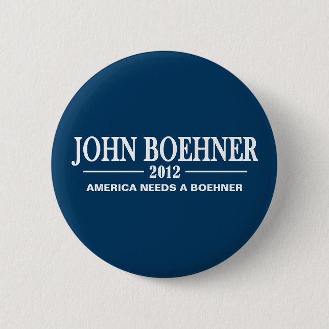 John Boehner 2012 - Amerika behöver en Boehner Knapp (Framsida)