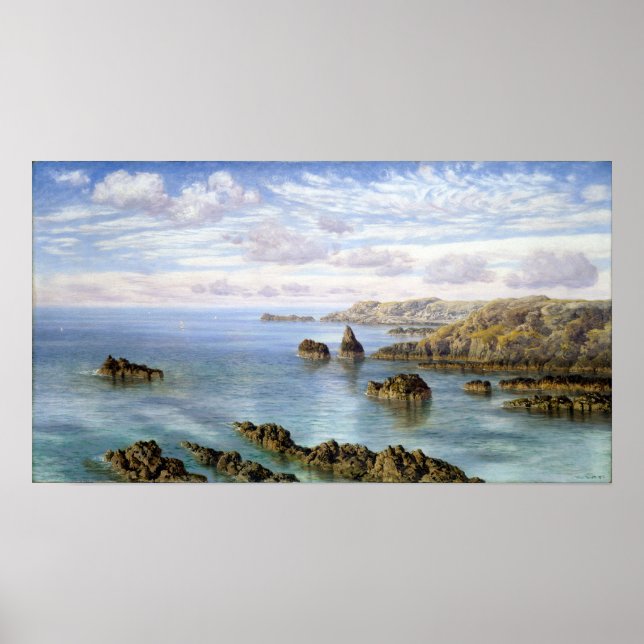 John Brett Southern Kusten på Guernsey Poster (Framsidan)