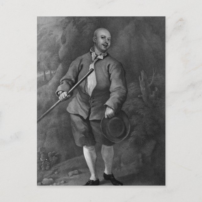 John Broughton, graverad av F. Ross, 1842 Vykort (Framsida)