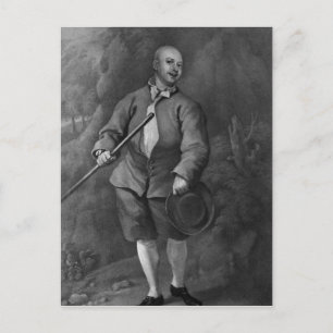 John Broughton, graverad av F. Ross, 1842 Vykort