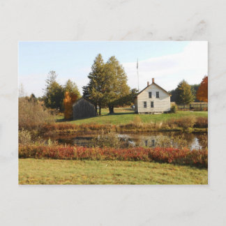 John Brown Farm Historic Adirondack Autumn Grave Vykort