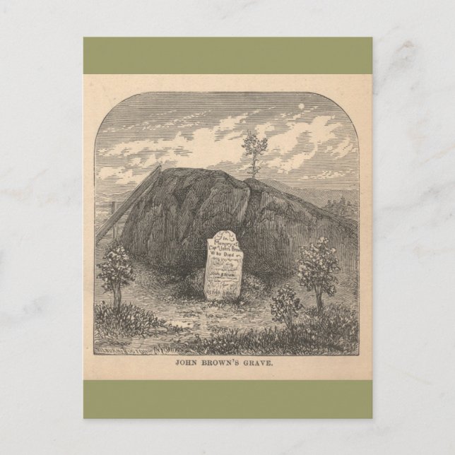 John Browns Grave Vykort (Framsida)