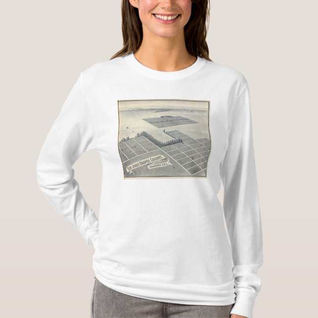 John brun koloni, Madera, Kalifornien Tee Shirt (Framsida)