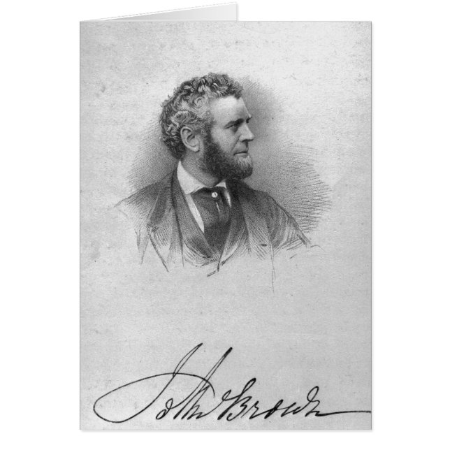 John brunt hälsningskort (Framsidan)
