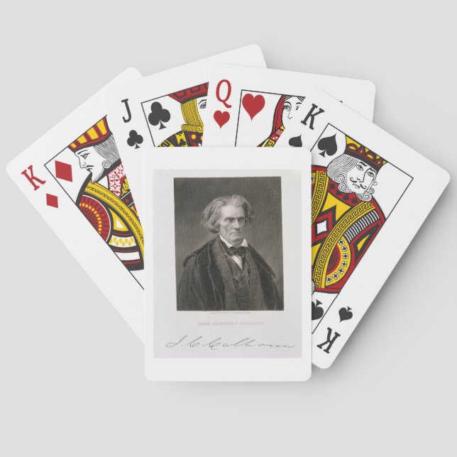 John Caldwell Calhoun som inristas av Henry Bryan Kortlek (Baksidan)