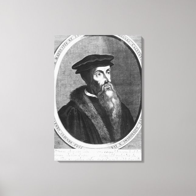 John Calvin Canvastryck (Framsida)