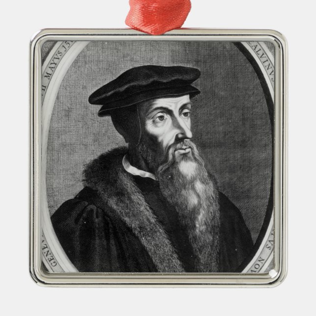 John Calvin Julgransprydnad Metall (Framsidan)