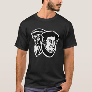 John Calvin och Martin Luther reformerade teologin T Shirt
