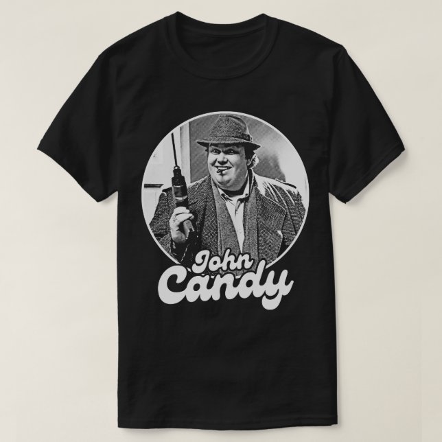 John Candy Gradients Teckning Artwork T Shirt (Design framsida)