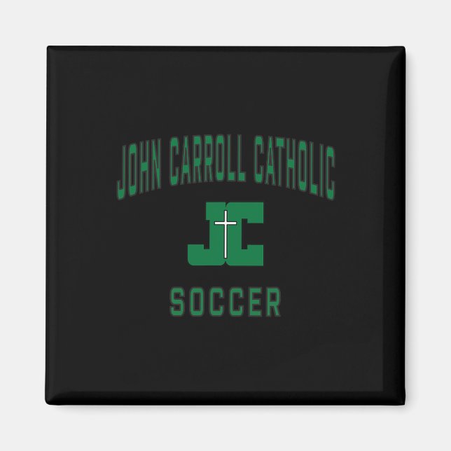 John Carroll Catholic High School Cavaliers Fotbol Magnet (Framsidan)