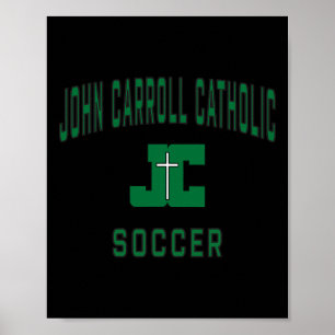 John Carroll Catholic High School Cavaliers fotbol Poster
