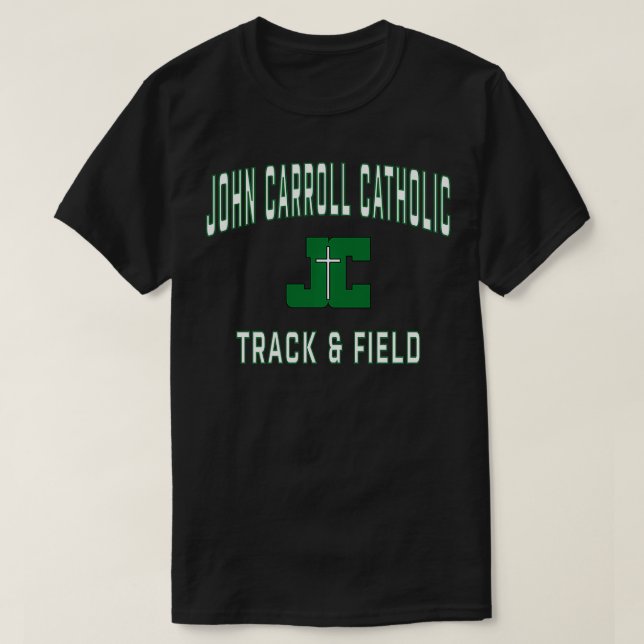 John Carroll Catholic High School Cavaliers Track  T Shirt (Design framsida)