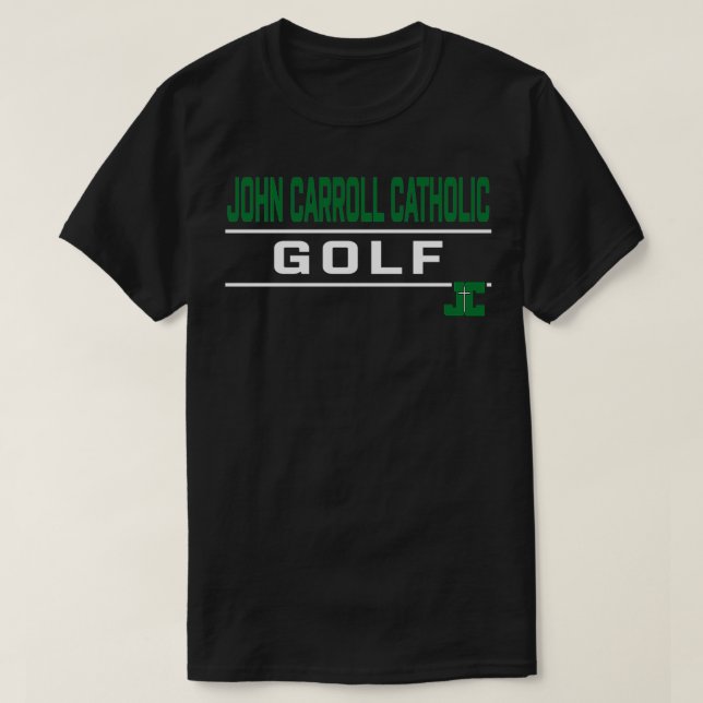 John Carroll Catholik High School Cavaliers Golf P T Shirt (Design framsida)