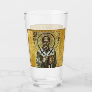 John Chrysostom l Orthodox l Icon l Catholic Saint Glaskopp