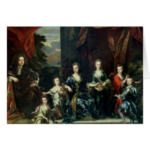 John Churchill 1st hertig av Marlborough Hälsningskort