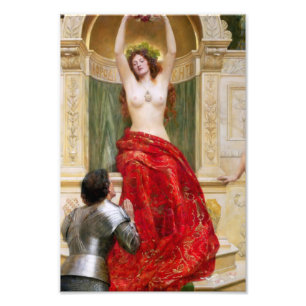 John Collier i Venusberg Tannhauser Fototryck