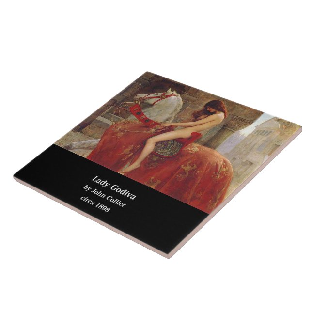 John Collier , “ Lady Godiva ” Kakelplatta (Sidan)