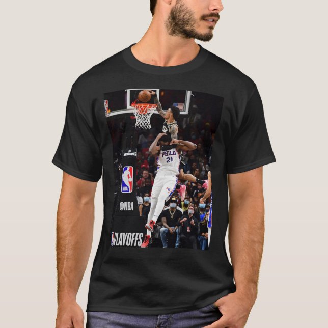 John Collins Dunk on Embiid Classic T-Shirt (Framsida)